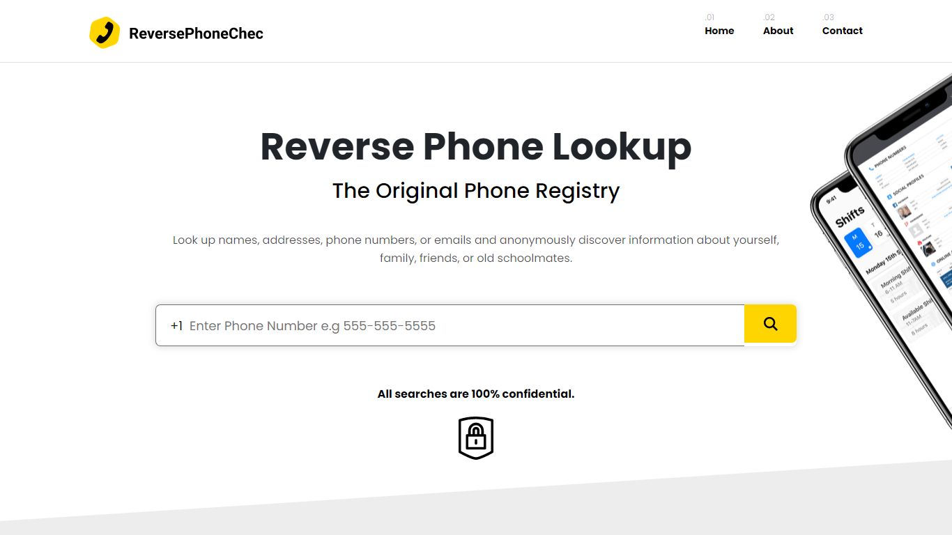 Free Reverse Phone Number Lookup & Search - ReversePhoneCheck